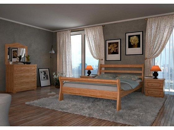 Кровать DreamLine Милан (бук) | Интернет-магазин Гипермаркет-матрасов.рф