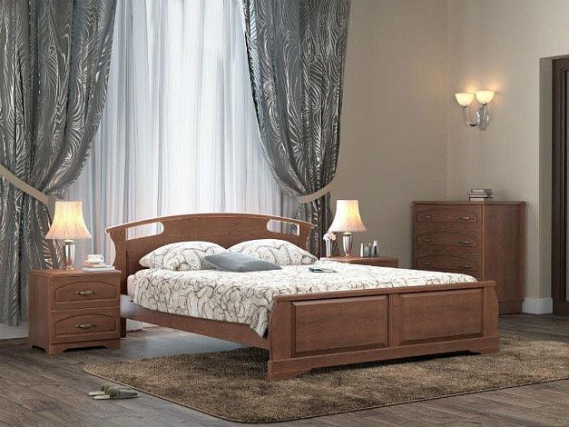 Кровать DreamLine Афродита 1 (бук) | Интернет-магазин Гипермаркет-матрасов.рф